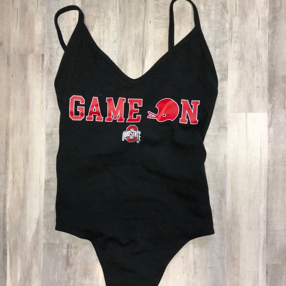 🆕 PINK Victoria’s Secret OSU Bodysuit - Picture 2 of 4